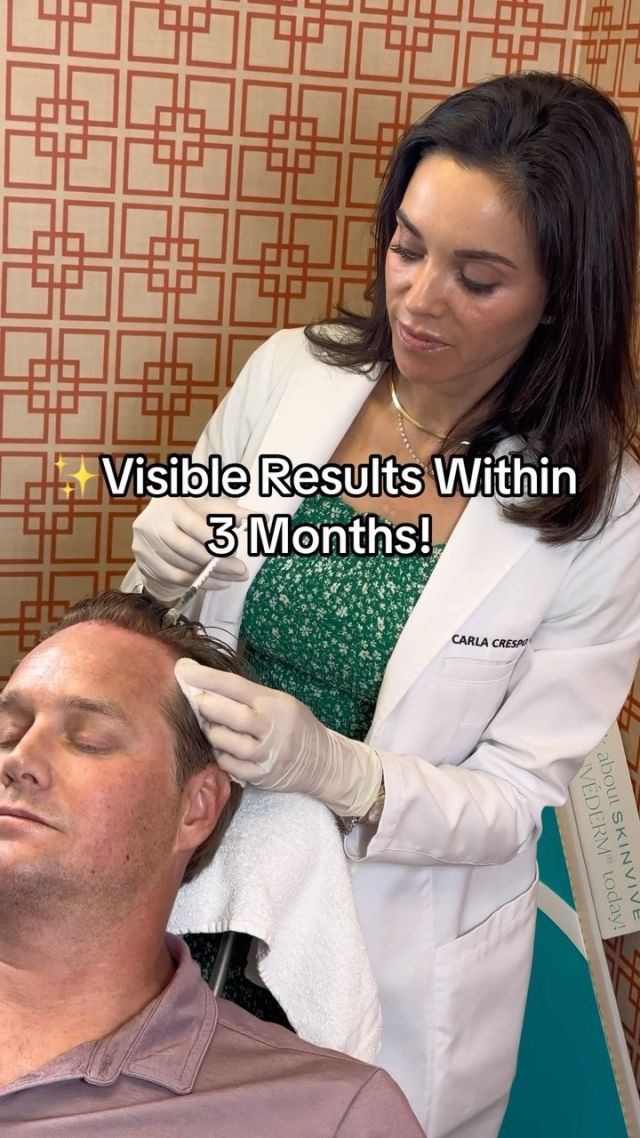 Exosome Therapy // Hair Loss ✨// #exosome #exosometherapy

✨Exosome therapy harnesses the power of stem cells to rejuvenate hair follicles. By injecting exosomes into thinning areas of the scalp, this treatment enhances hair density and strength, promoting healthier, more robust hair growth. Patients typically notice visible improvements within three months post-treatment.

👋BOOK NOW | In-office or virtual appointments by sending your name, number, and email to the DM. 

📲 CALL US | questions regarding treatment: (310) 300-1779

📩Email: Info@drstoker.com

🛍 SHOP SKINCARE | Link in bio 🔗

COMMENT BELOW 🔽
.
.
.
.
#juvederm #botox #fillers #lipfiller #lips #restylane #beauty #filler #aesthetics #skincare #dermalfillers #lipfillers #lipinjections #antiaging #injectables #dysport #allergan #medspa #juvedermlips #microneedling #voluma #lipenhancement #plasticsurgery #beforeandafter #aesthetic #cheekfiller #prp